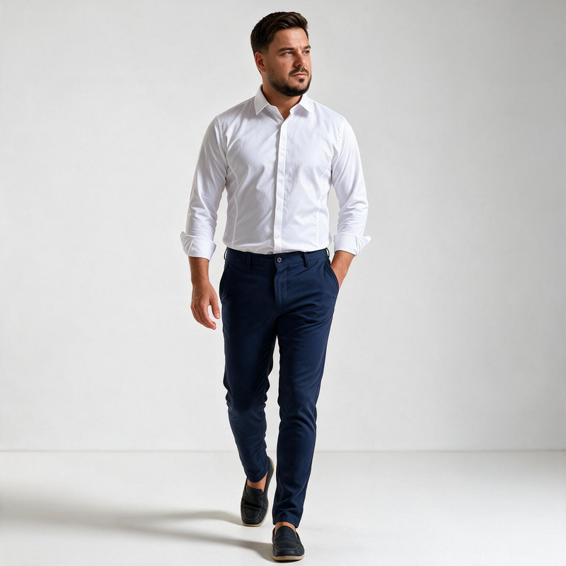 Muške pantalone teget