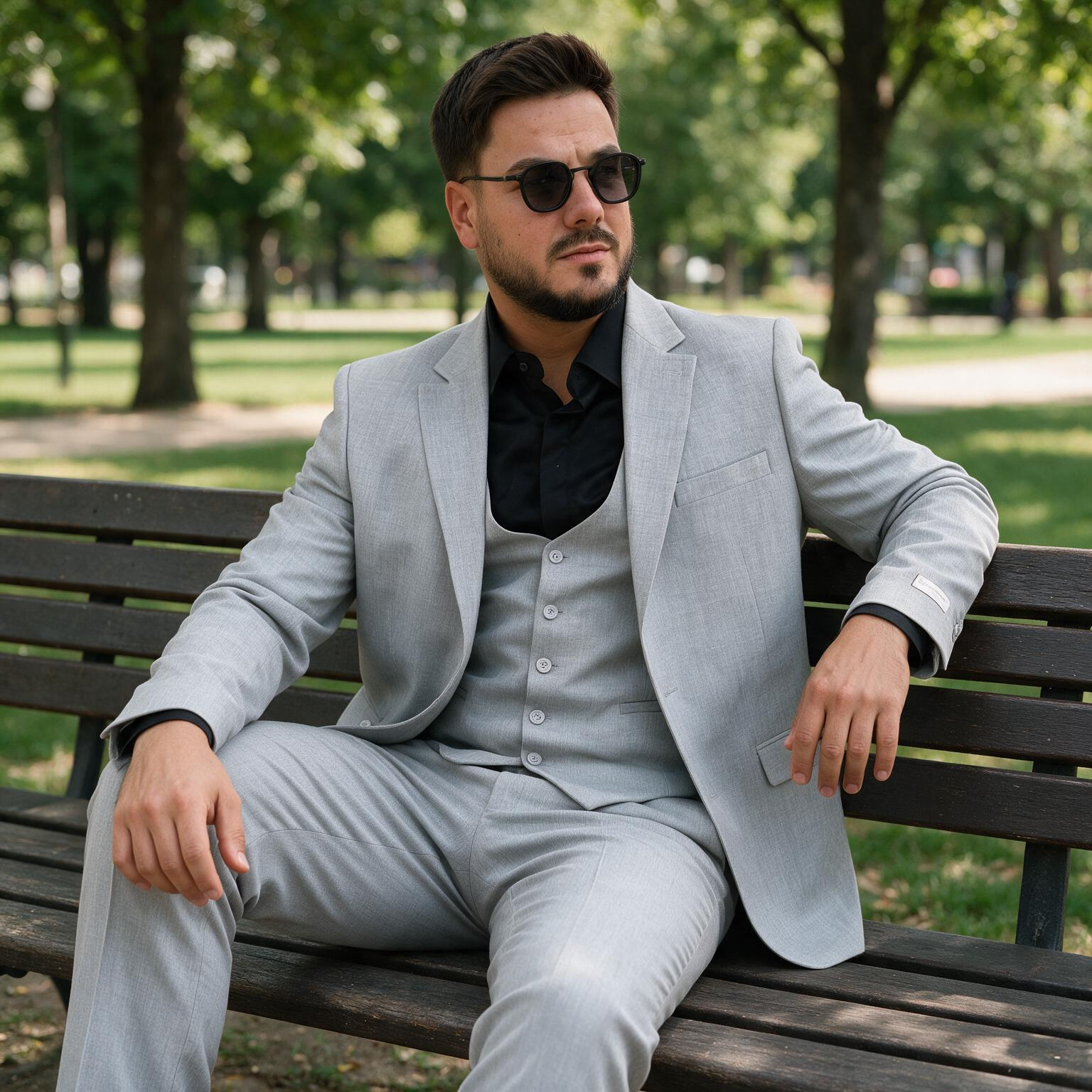 Muškarac u modernom muškom odelu — M&L Butik, Stepojevac i Lazarevac