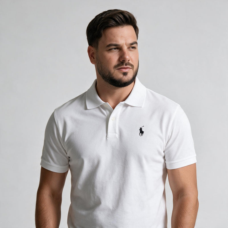 Muška bela polo majica