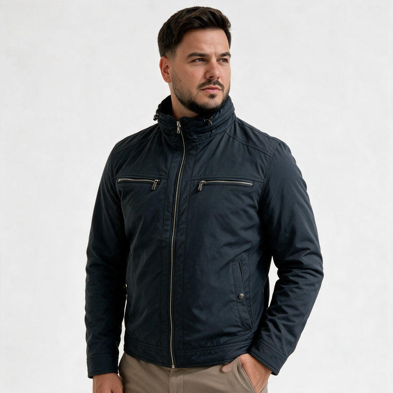 Teget muška jesenja jakna